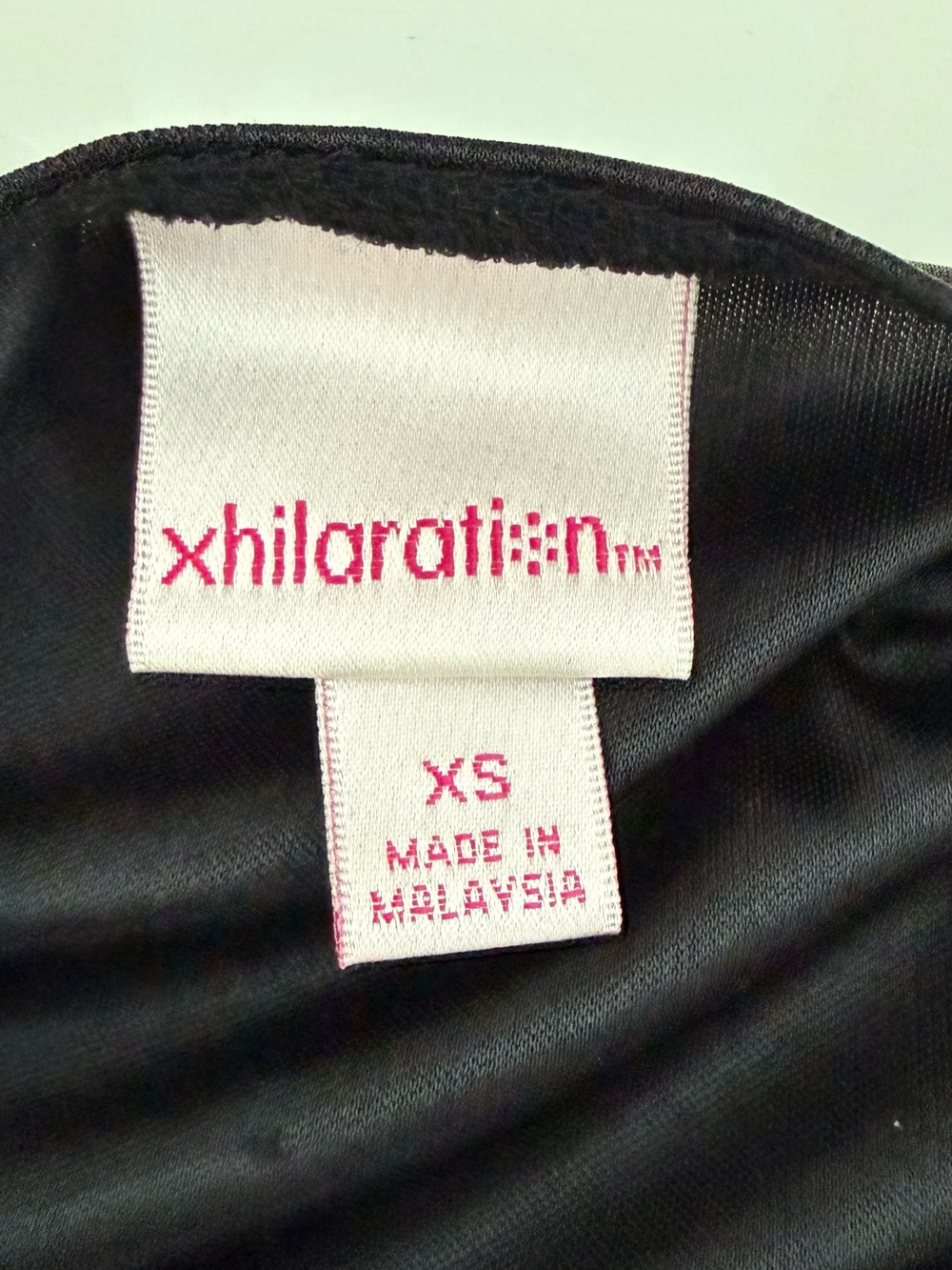 Vintage Y2K Xhilaration XS Black Satin Beaded Embellished Cami Top - Picture 3 of 6